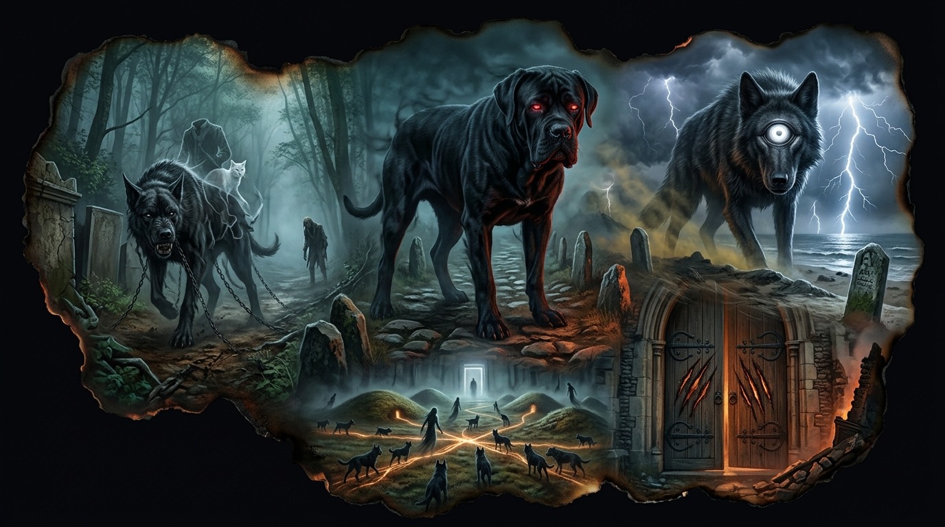Black dogs
