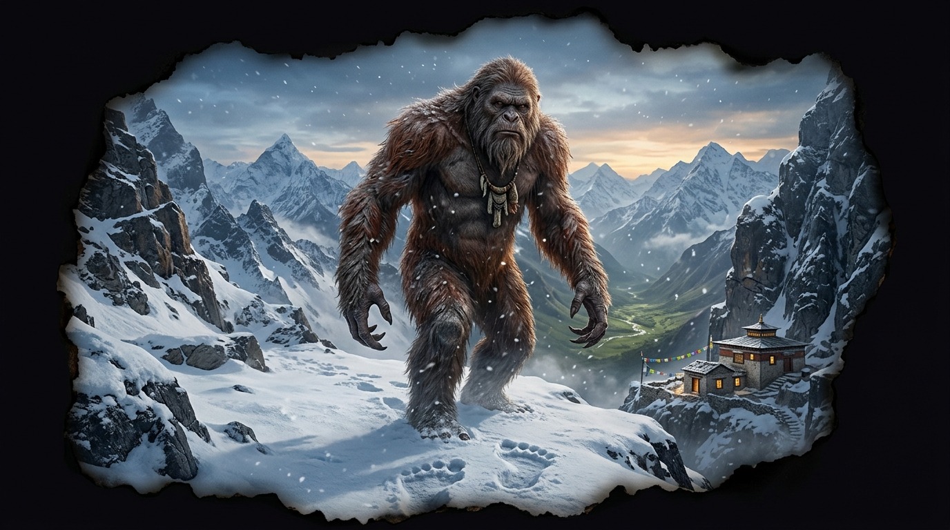 Yeti abominable hombre de las nieves